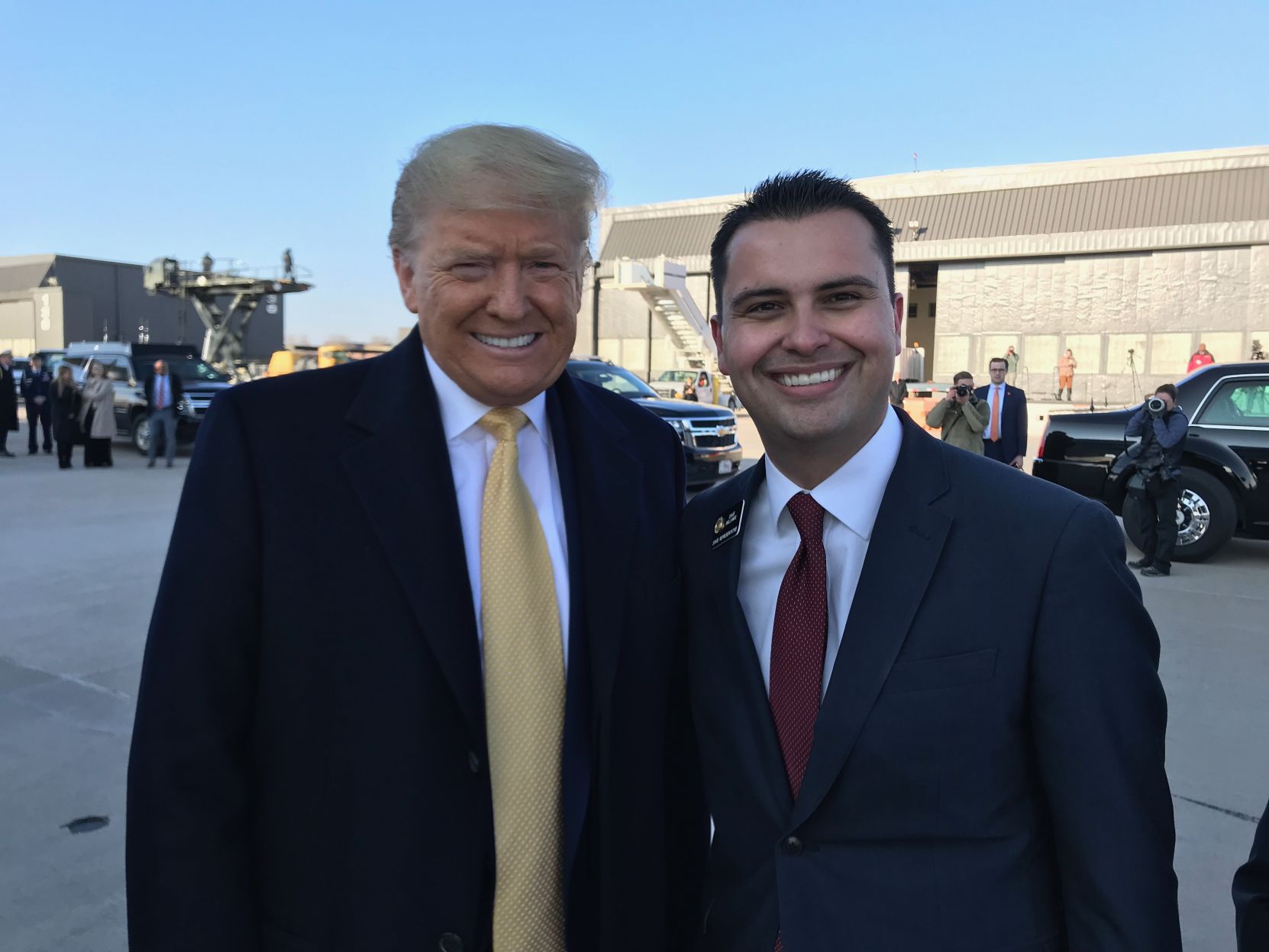 Donald Trump and Dave Williams